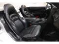 2001 Chevrolet Corvette Black Interior Front Seat Photo