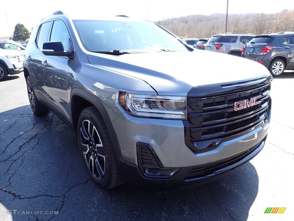 2021 Acadia SLE AWD - Satin Steel Metallic / Jet Black photo #10