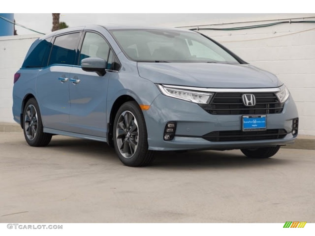 Sonic Gray Pearl 2023 Honda Odyssey Elite Exterior Photo 145953491