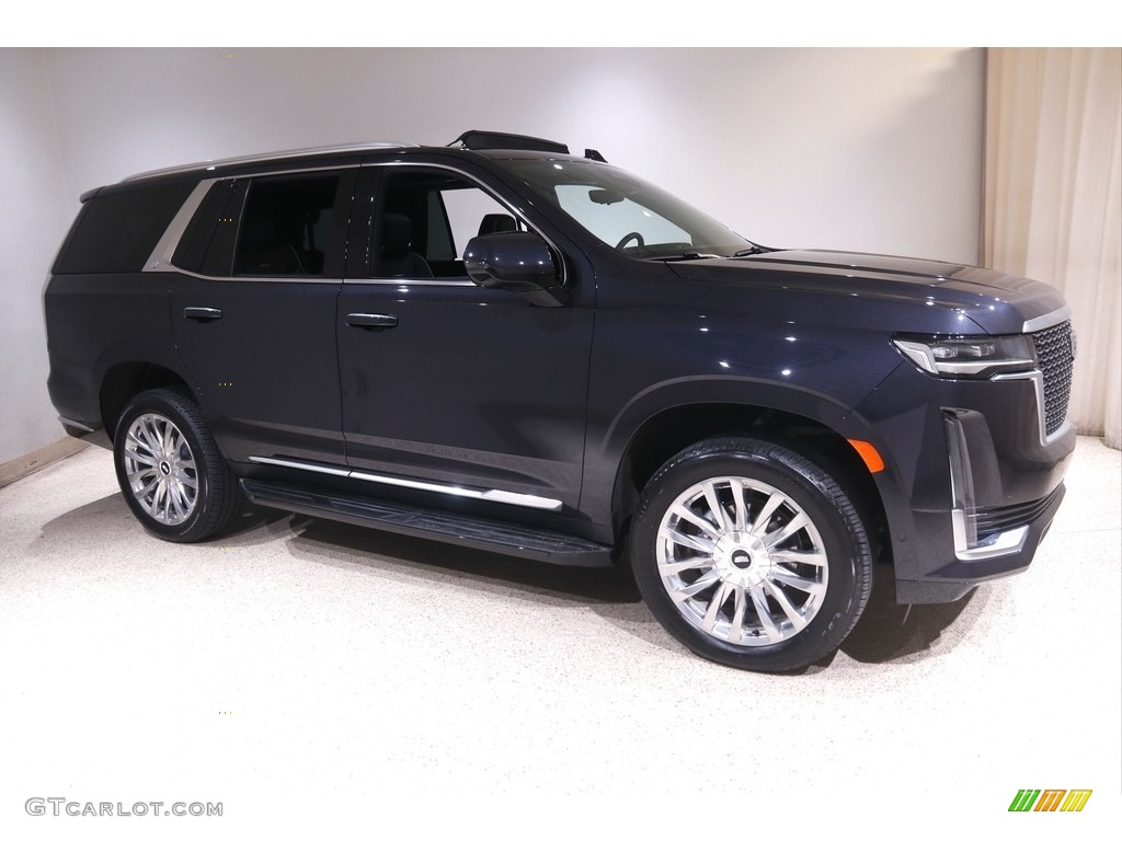 Galactic Gray Metallic 2023 Cadillac Escalade Premium Luxury AWD Exterior Photo #145953551