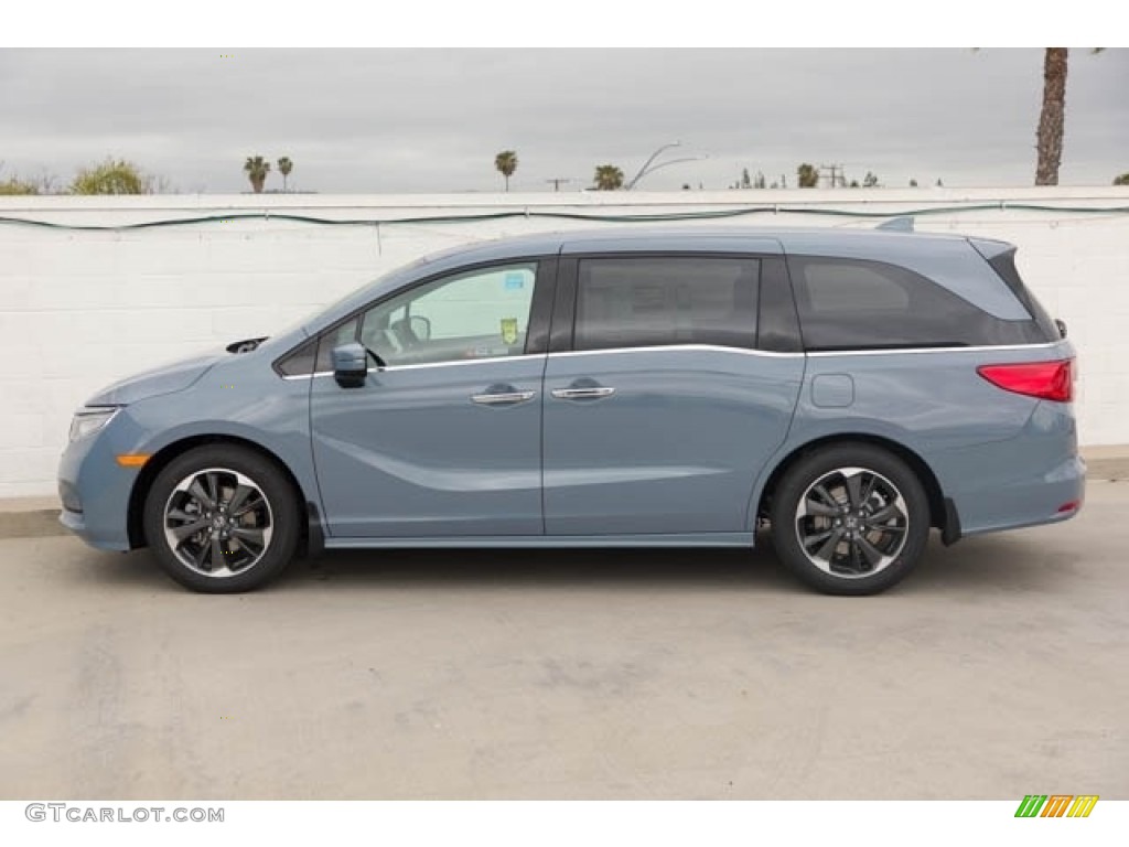 Sonic Gray Pearl 2023 Honda Odyssey Elite Exterior Photo #145953590