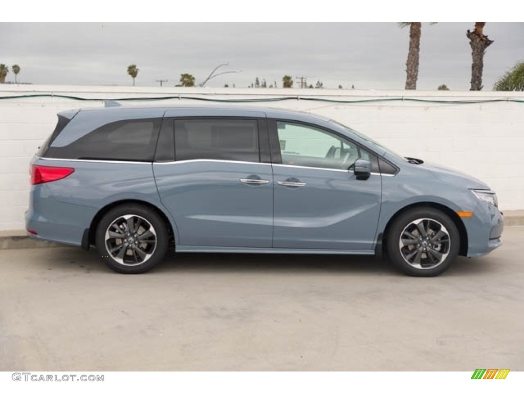 Sonic Gray Pearl 2023 Honda Odyssey Elite Exterior Photo #145953656