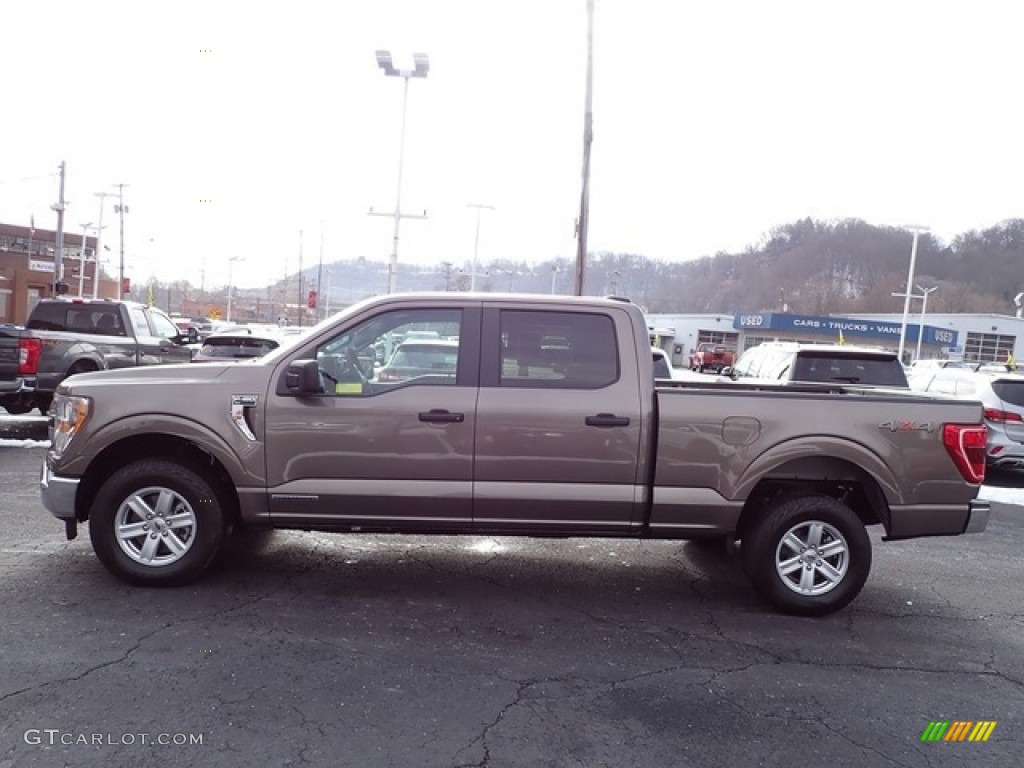 Stone Gray Metallic 2022 Ford F150 XLT SuperCrew 4x4 Exterior Photo #145953749