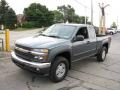 2007 Blue Granite Metallic Chevrolet Colorado LT Z71 Extended Cab 4x4  photo #4