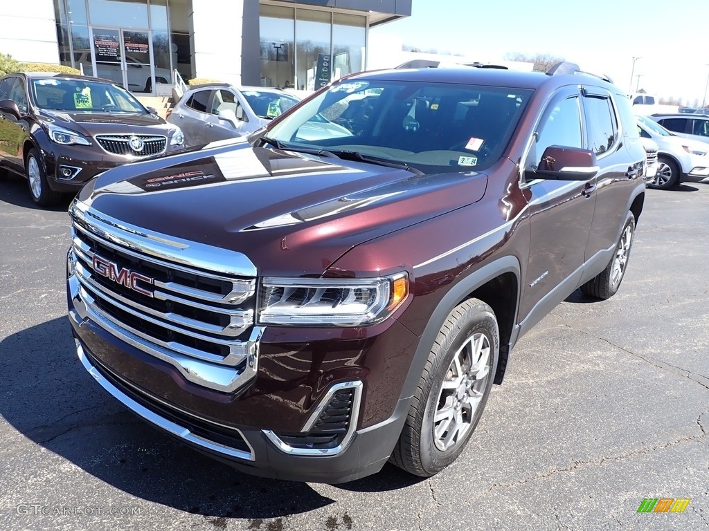 Red Mahogany Metallic 2020 GMC Acadia SLE AWD Exterior Photo #145954445