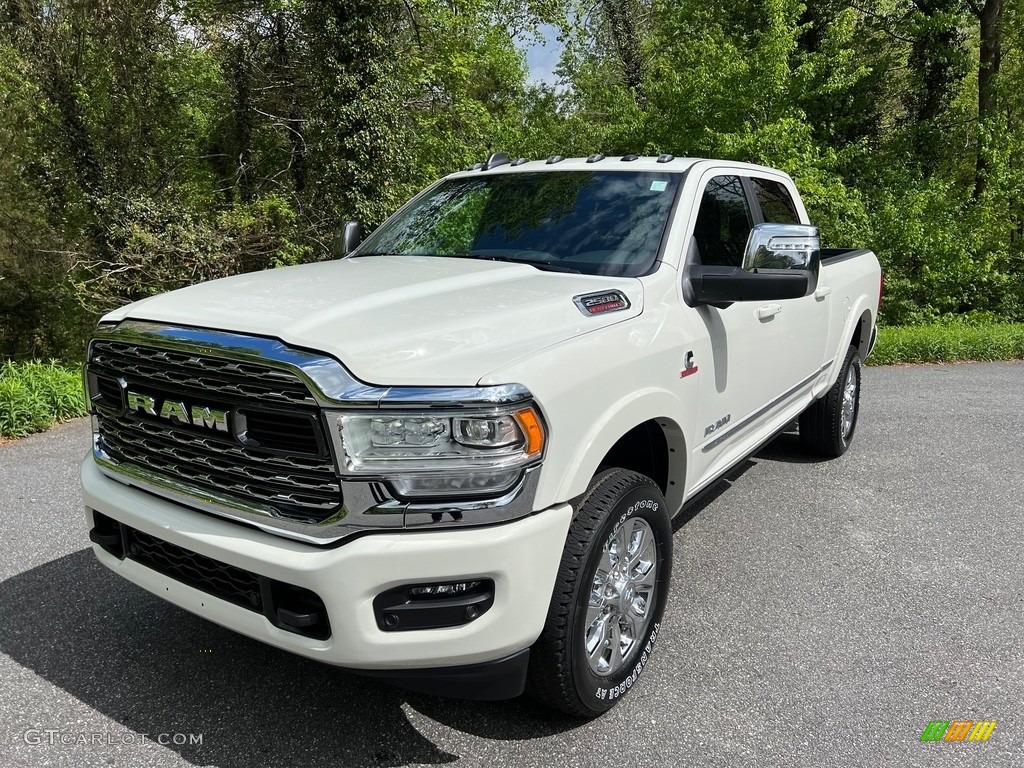 2023 2500 Limited Crew Cab 4x4 - Pearl White / Black photo #2