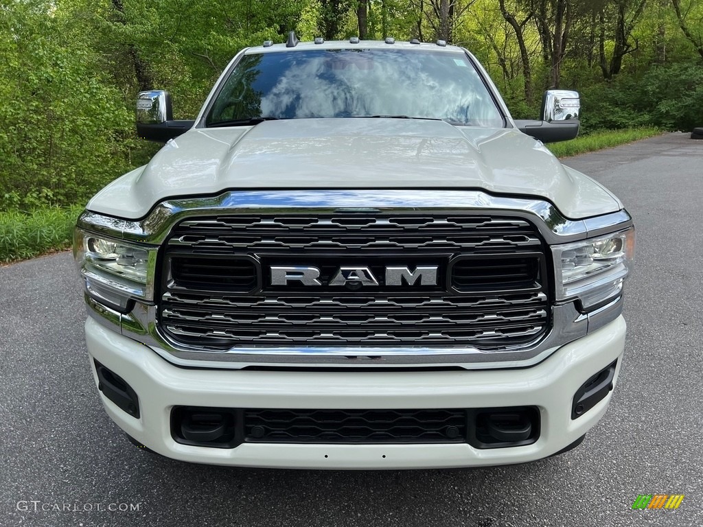 2023 2500 Limited Crew Cab 4x4 - Pearl White / Black photo #3