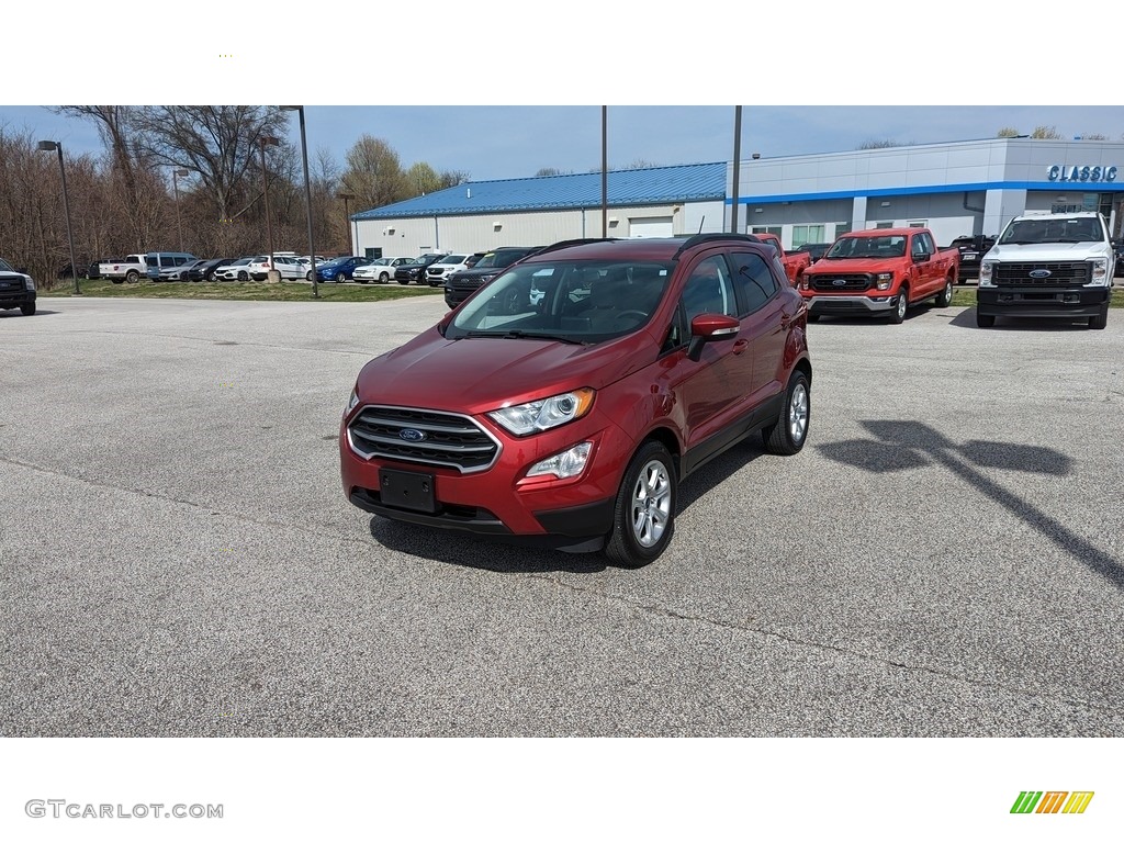 2020 EcoSport SE - Ruby Red Metallic / Medium Light Stone photo #1