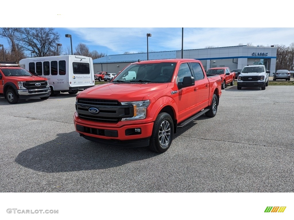 2020 F150 XLT SuperCrew 4x4 - Race Red / Medium Earth Gray photo #1