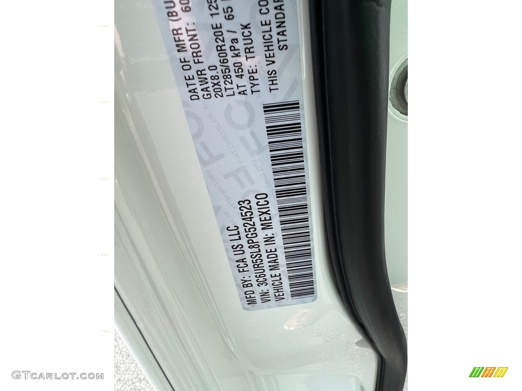 2023 2500 Limited Crew Cab 4x4 - Pearl White / Black photo #42