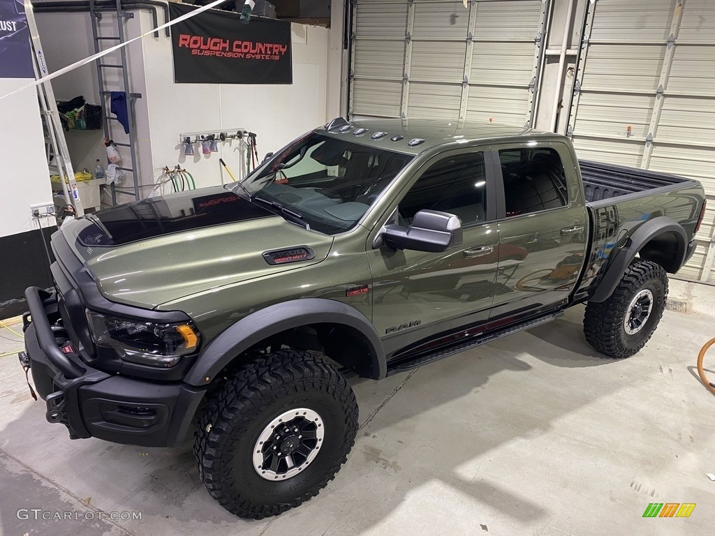 Olive Green Pearl 2022 Ram 2500 Power Wagon Crew Cab 4x4 Exterior Photo #145955456