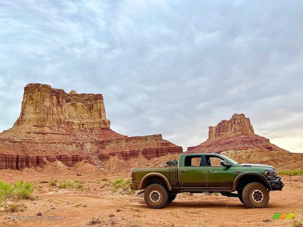 Olive Green Pearl 2022 Ram 2500 Power Wagon Crew Cab 4x4 Exterior Photo #145955474