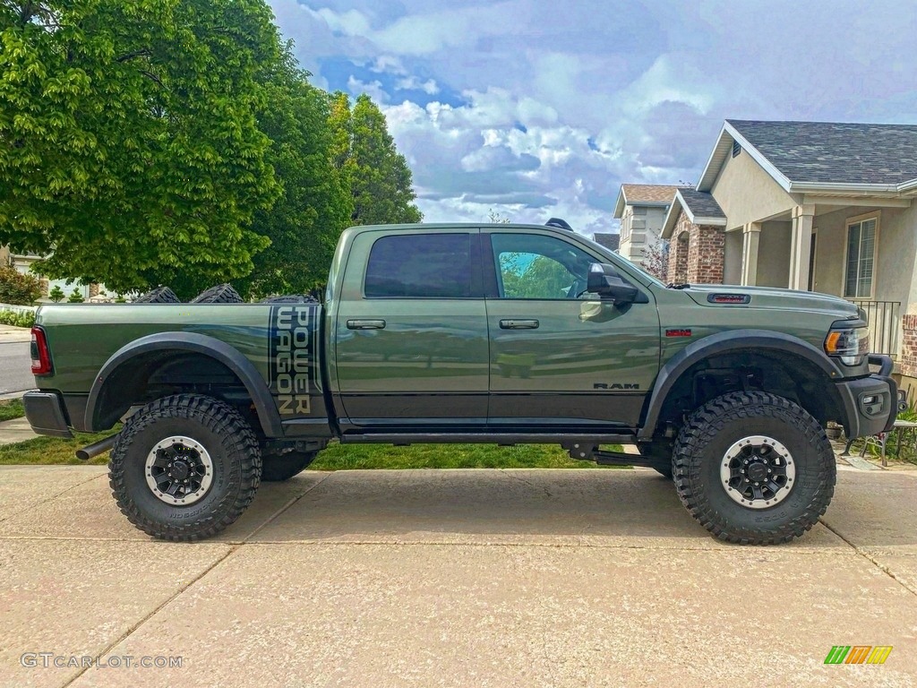 Olive Green Pearl 2022 Ram 2500 Power Wagon Crew Cab 4x4 Exterior Photo #145955543