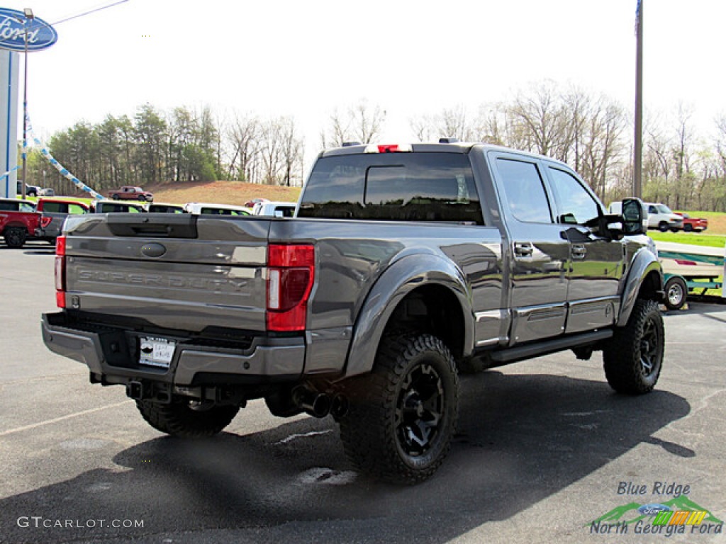 2022 F250 Super Duty Lariat Tuscany Black Ops Crew Cab 4x4 - Carbonized Gray / Black Onyx photo #5