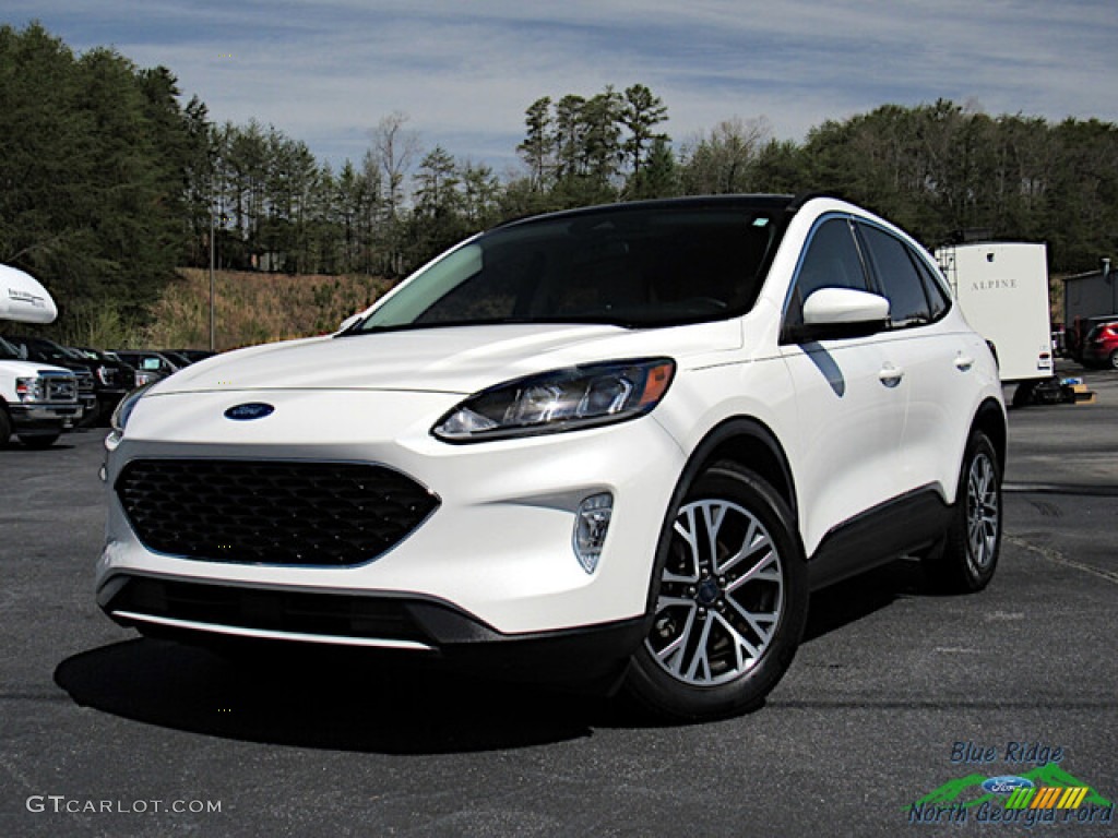 Star White Metallic Tri-Coat 2020 Ford Escape SEL Exterior Photo #145956752