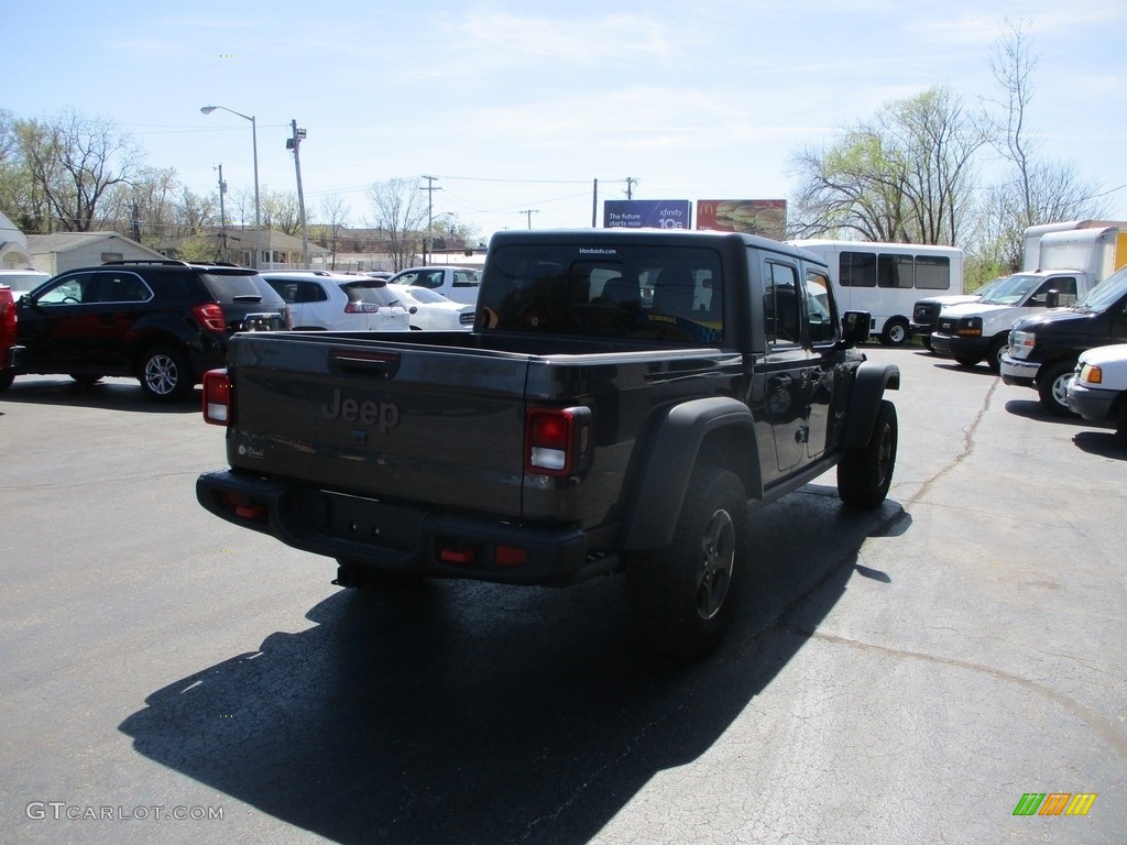 2021 Gladiator Rubicon 4x4 - Granite Crystal Metallic / Black photo #4