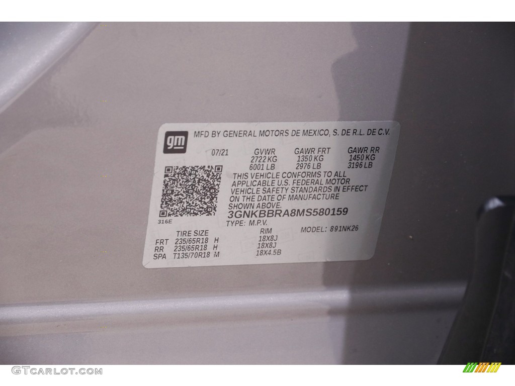 2021 Blazer LT - Pewter Metallic / Jet Black photo #21