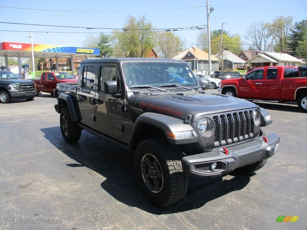 2021 Gladiator Rubicon 4x4 - Granite Crystal Metallic / Black photo #5