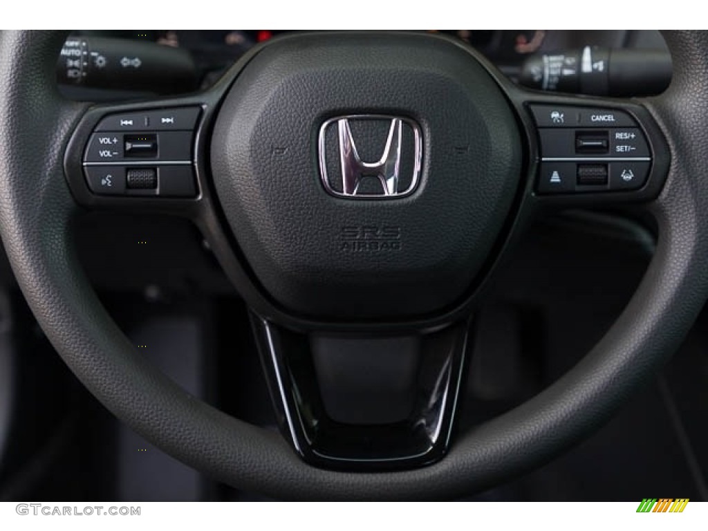 2023 Honda Accord EX Black Steering Wheel Photo #145957352