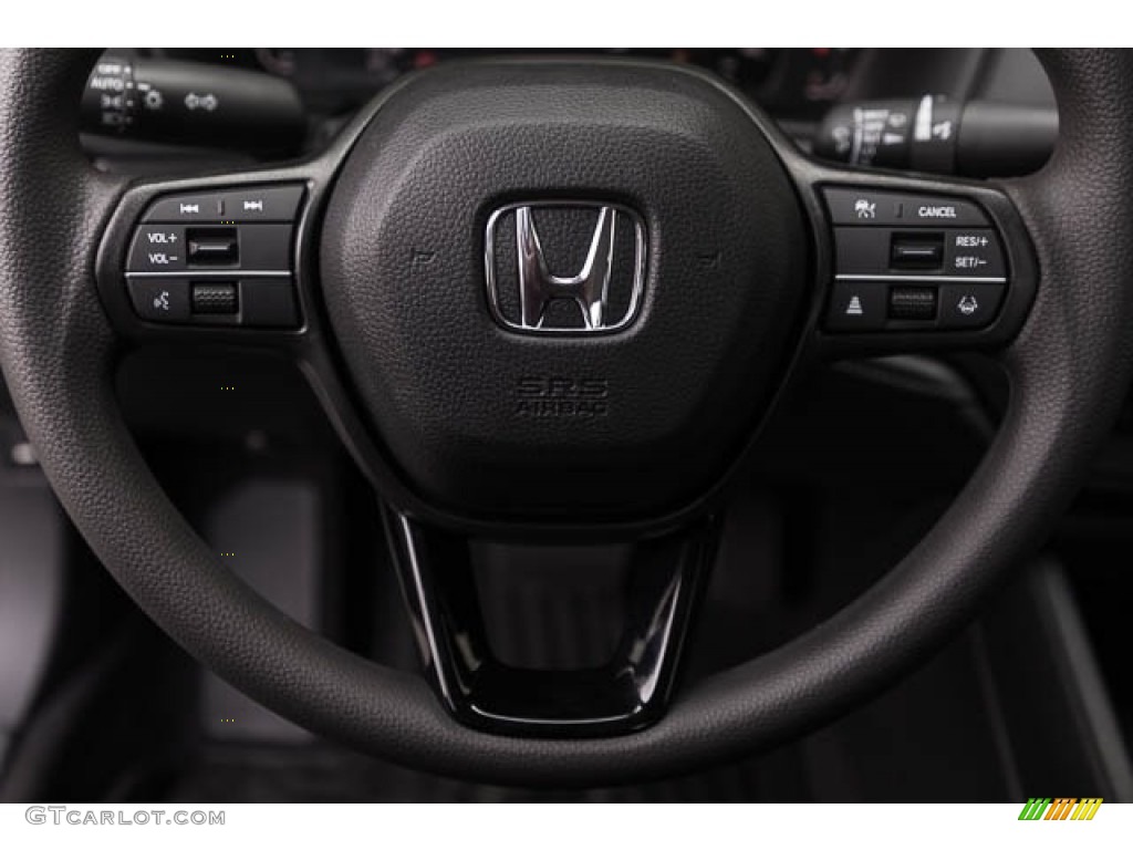 2023 Honda Accord LX Black Steering Wheel Photo #145959422