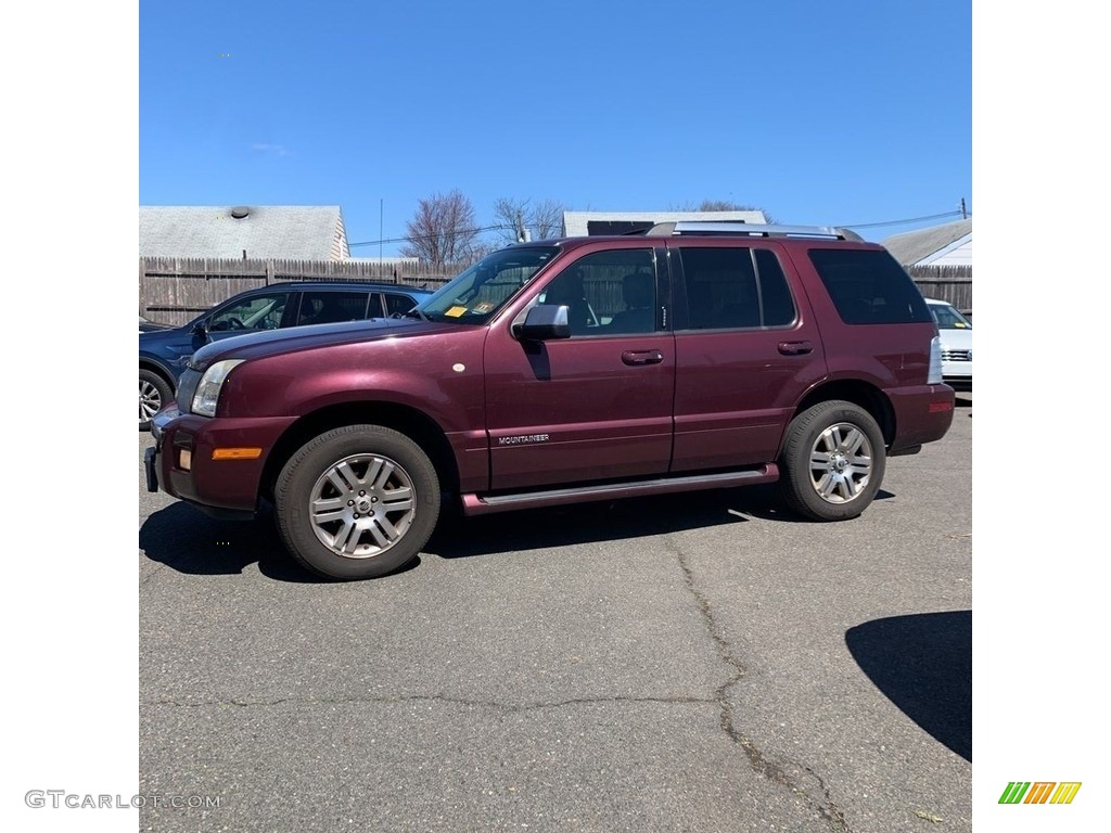 2007 Mountaineer Premier AWD - Dark Cherry Metallic / Charcoal Black photo #2