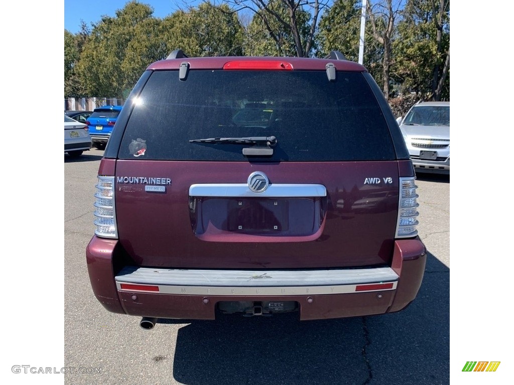 2007 Mountaineer Premier AWD - Dark Cherry Metallic / Charcoal Black photo #4