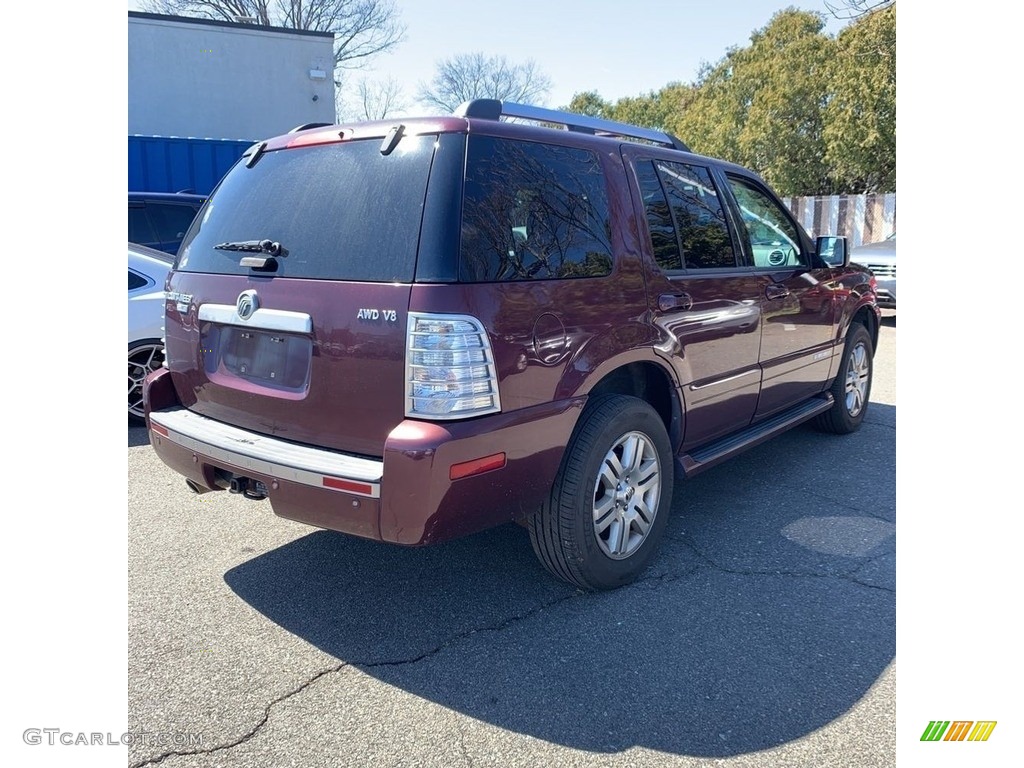2007 Mountaineer Premier AWD - Dark Cherry Metallic / Charcoal Black photo #5