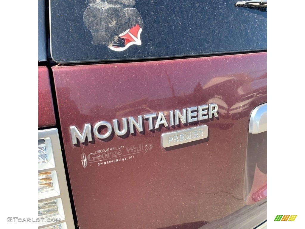2007 Mountaineer Premier AWD - Dark Cherry Metallic / Charcoal Black photo #10