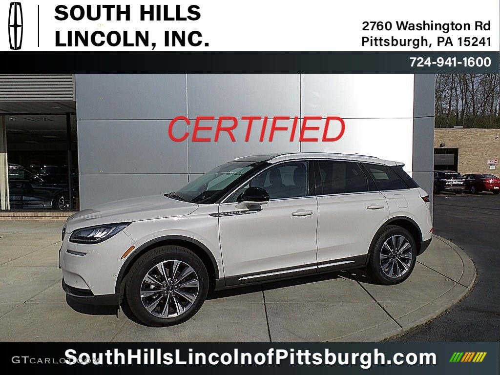 2022 Corsair Reserve AWD - Ceramic Pearl Metallic Tri-Coat / Slate Gray photo #1