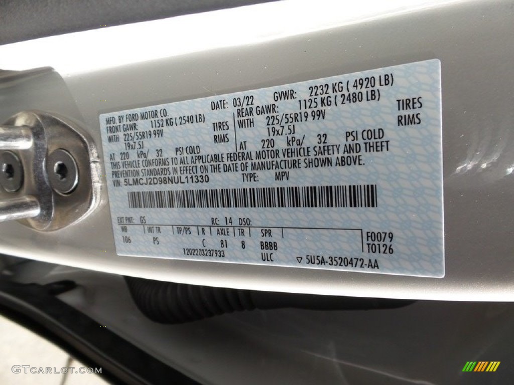 2022 Corsair Color Code GS for Ceramic Pearl Metallic Tri-Coat Photo #145959809
