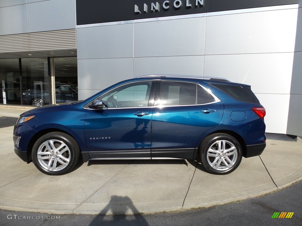 2020 Equinox Premier AWD - Pacific Blue Metallic / Jet Black photo #2