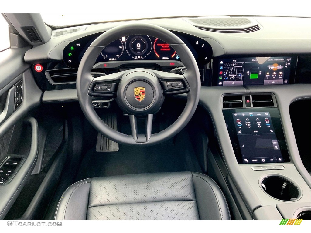 2021 Porsche Taycan Sedan Black Dashboard Photo #145959962