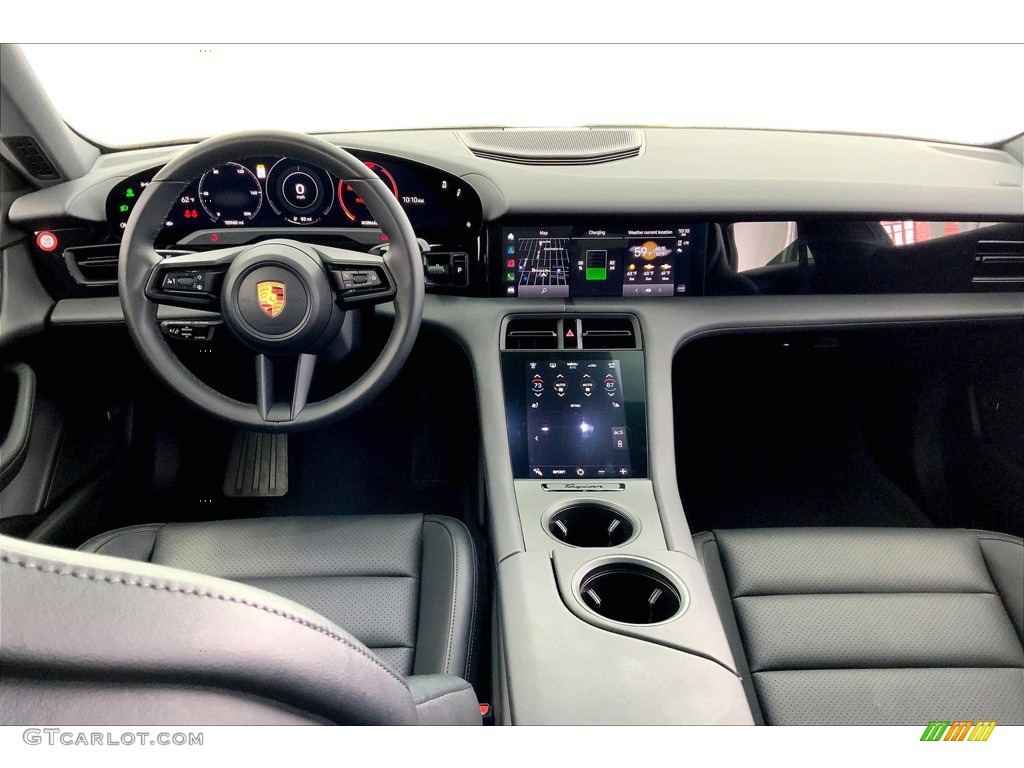 2021 Porsche Taycan Sedan Black Dashboard Photo #145959992