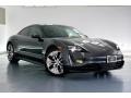 Volcano Grey Metallic 2021 Porsche Taycan Sedan Exterior