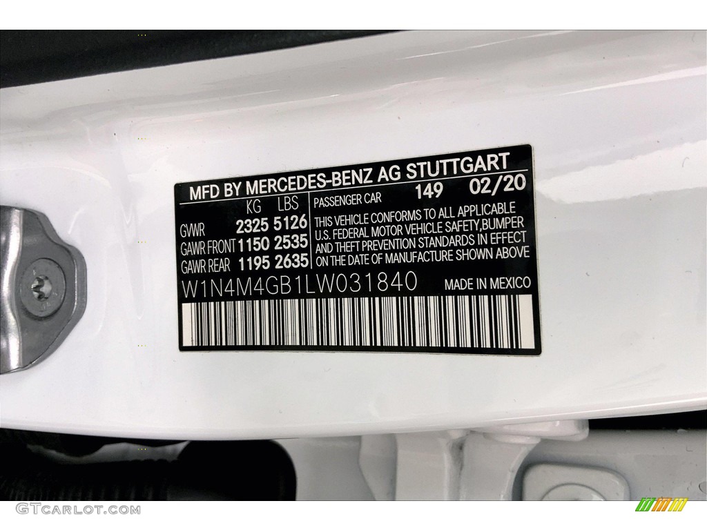 2020 GLB 250 - Polar White / Macchiato Beige photo #33