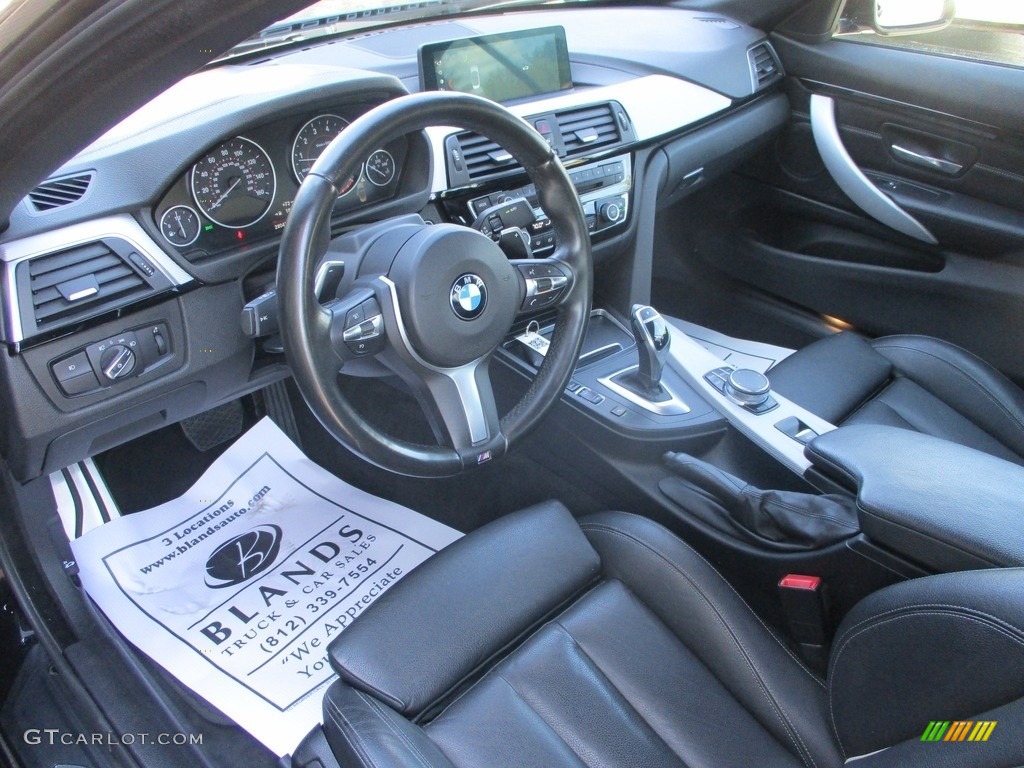 2018 4 Series 430i xDrive Convertible - Black Sapphire Metallic / Black photo #7