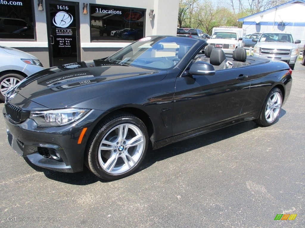 2018 4 Series 430i xDrive Convertible - Black Sapphire Metallic / Black photo #27