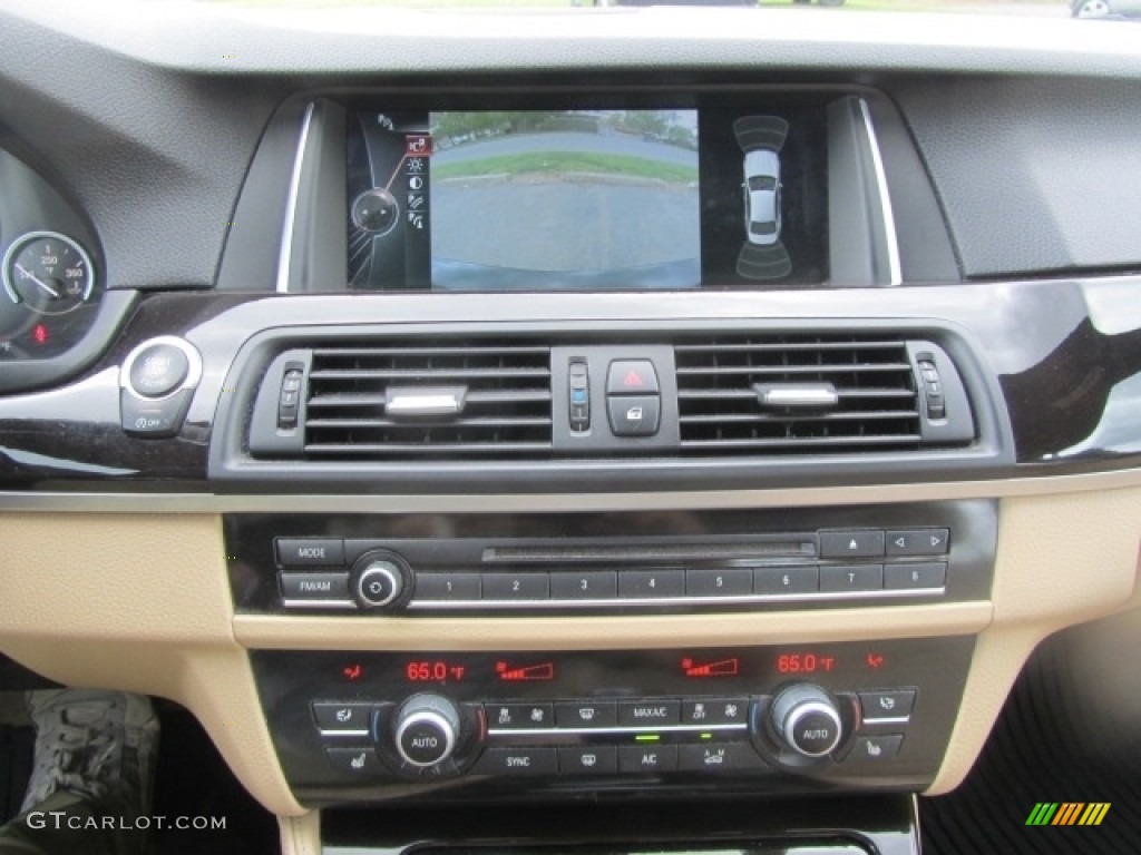 2014 5 Series 535i Sedan - Carbon Black Metallic / Venetian Beige photo #15