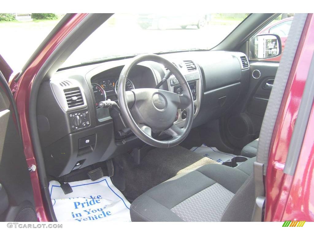 2008 Colorado LT Extended Cab 4x4 - Deep Ruby Metallic / Ebony photo #21