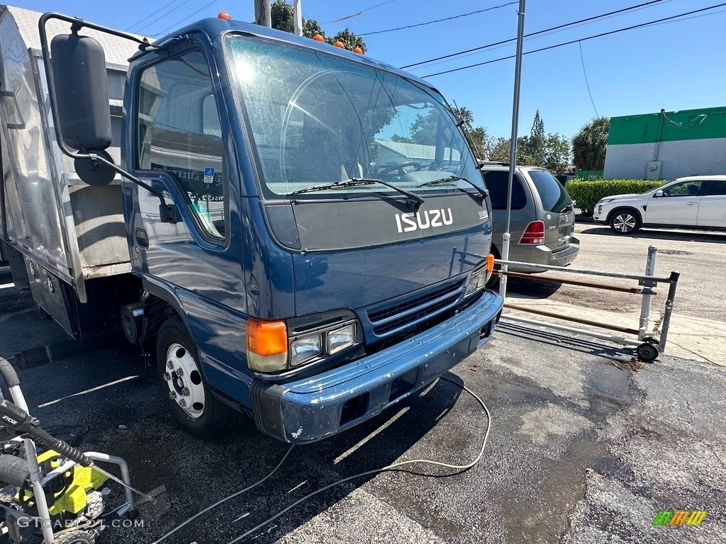 Blue 2005 Isuzu N Series Truck NPR Dump Truck Exterior Photo #145961369