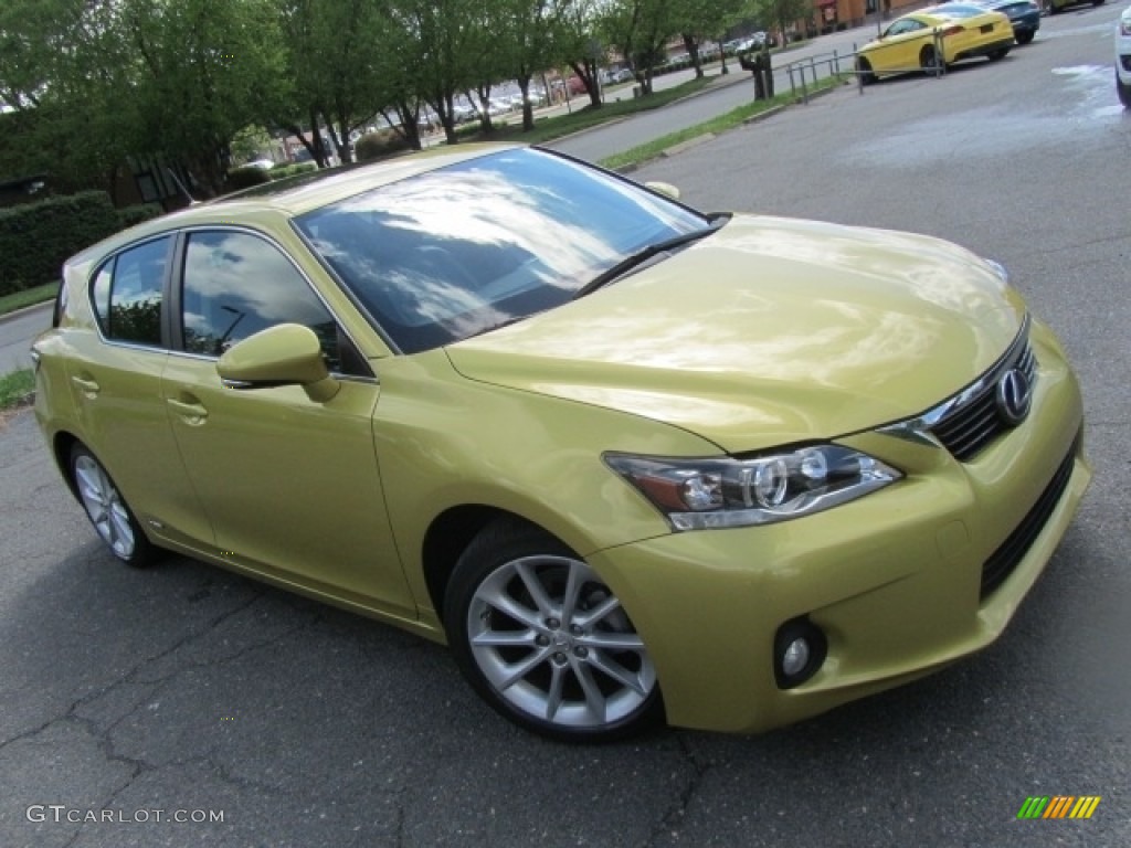 Daybreak Yellow Mica 2011 Lexus CT 200h Hybrid Premium Exterior Photo #145961576