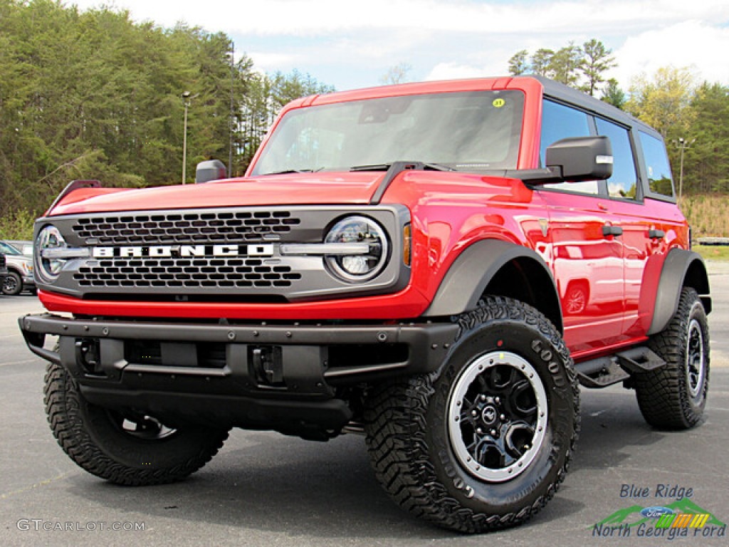 Race Red Ford Bronco