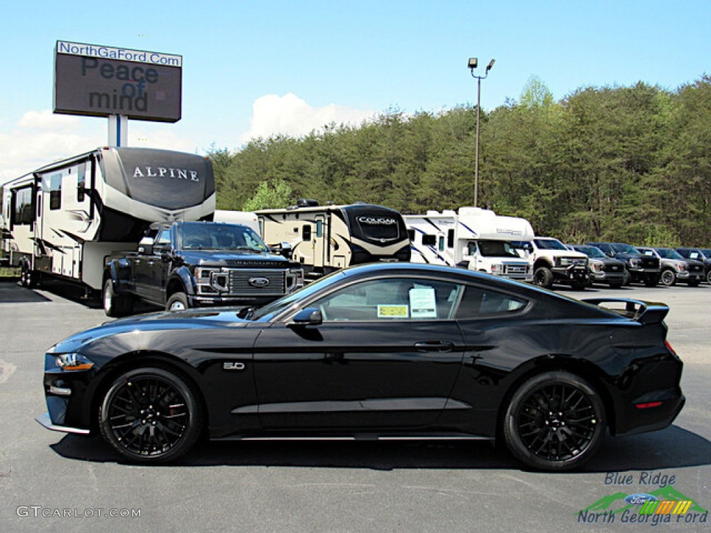 2023 Mustang GT Premium Fastback - Shadow Black / Ebony photo #2
