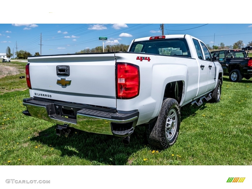 2018 Silverado 3500HD Work Truck Double Cab 4x4 - Summit White / Dark Ash/Jet Black photo #4