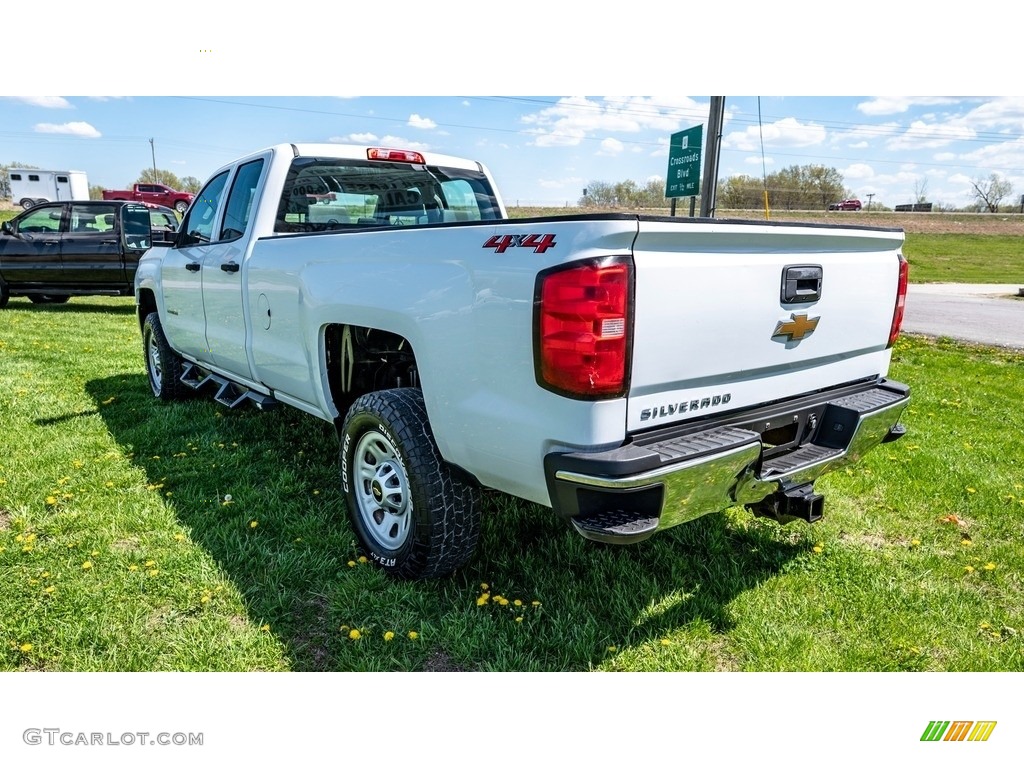 2018 Silverado 3500HD Work Truck Double Cab 4x4 - Summit White / Dark Ash/Jet Black photo #6