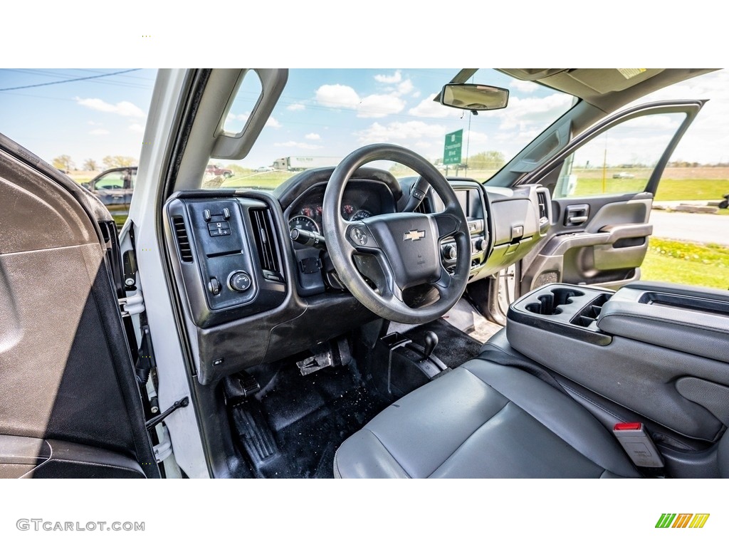 Dark Ash/Jet Black Interior 2018 Chevrolet Silverado 3500HD Work Truck Double Cab 4x4 Photo #145963398