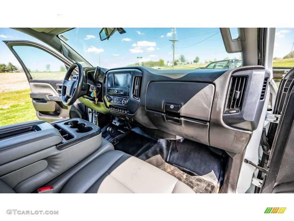 2018 Chevrolet Silverado 3500HD Work Truck Double Cab 4x4 Dark Ash/Jet Black Dashboard Photo #145963461