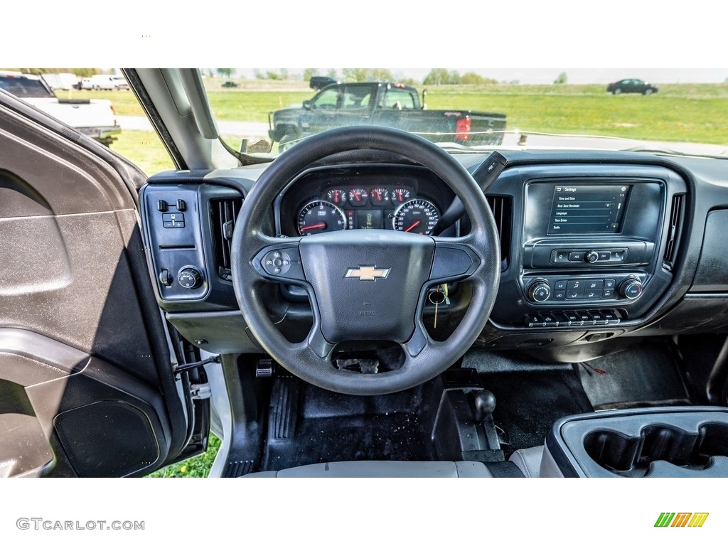 2018 Silverado 3500HD Work Truck Double Cab 4x4 - Summit White / Dark Ash/Jet Black photo #27