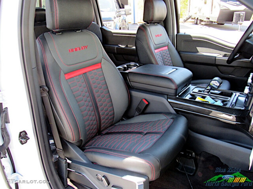 Black Interior 2023 Ford F150 Shelby Super Snake SuperCrew 4x4 Photo #145963608