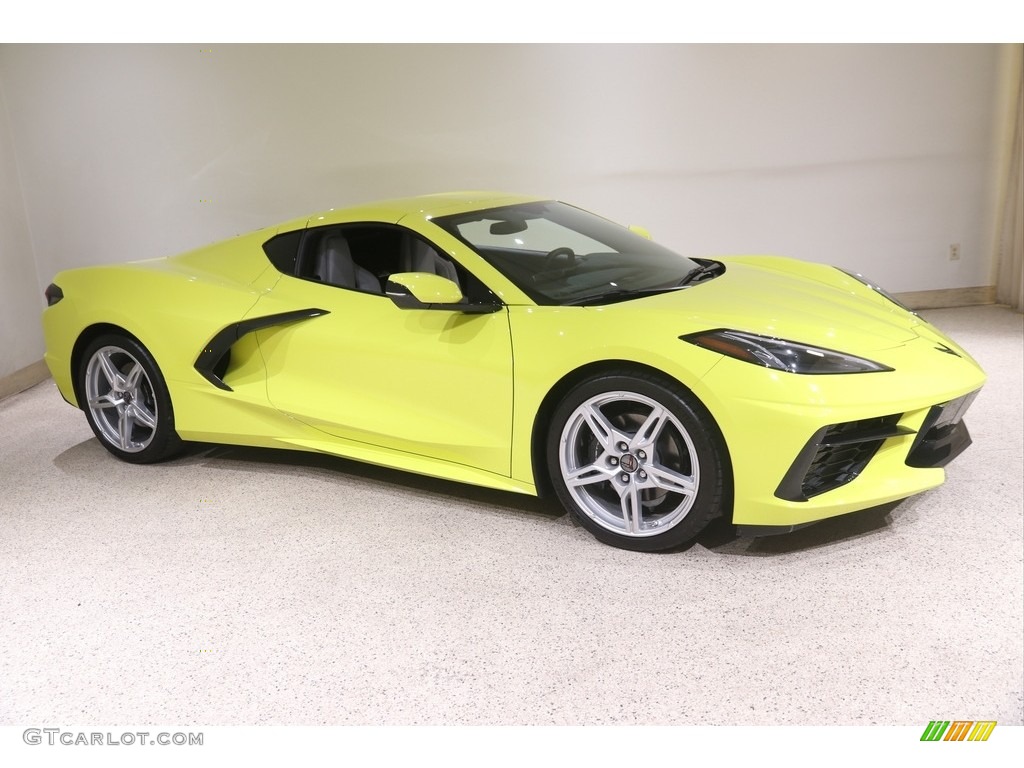 Accelerate Yellow Metallic 2023 Chevrolet Corvette Stingray Coupe Exterior Photo #145964299